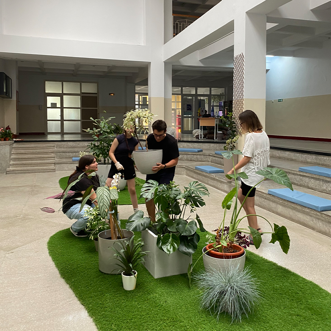 Atrium verde – revitalizarea ce schimbă nu doar un spațiu, ci și mentalități